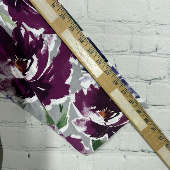 Aldred Runner Blouse Women Plus 3X Floral Printed Cottage Prairie Casual Top - Picture 6 of 9